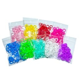 100pcs Pigeon Foot Rubber Ring Colorful Elastic Identification Rings For Carrier Pigeon Racing Pigeons Bird Appliances 8mm