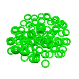 100pcs Pigeon Foot Rubber Ring Colorful Elastic Identification Rings For Carrier Pigeon Racing Pigeons Bird Appliances 8mm