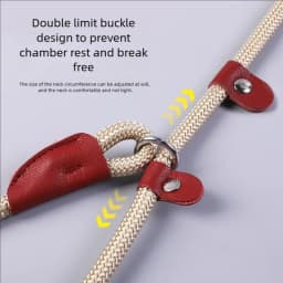Quality Pet Dog Leash Rope Nylon Adjustable Training Lead Pet Dog Leash Dog Strap Rope Traction Dog Harness Collar Lead