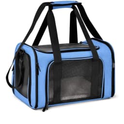 Portable Pet Carrier for Cats and Small Dogs, Foldable Travel Bag with Mesh Window, Lightweight Large Capacity Car Seat Carrier