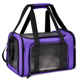 Portable Pet Carrier for Cats and Small Dogs, Foldable Travel Bag with Mesh Window, Lightweight Large Capacity Car Seat Carrier