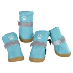 4pcs/set Pet Footwear Waterproof Pet Dog Shoes Anti-slip Wear Resistant Puppy Booties Reflective Pet Rain Shoes Small Medium Dog