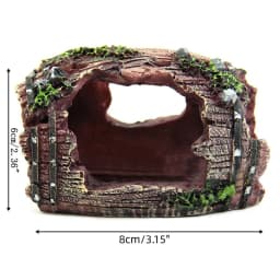 Resin Aquarium Ornaments Decorations Artificial Barrel Cave Landscaping Accessories For Fish Tank Aquarium Decoration Background
