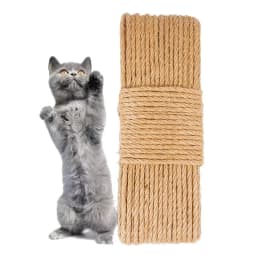 Natural Sisal Rope Cat Scratcher Rope Tree Scratching DIY Toy Paw Claw Furniture Protector Scratching Post