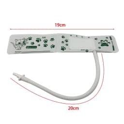 Pet & Animal Blood Pressure Monitoring Cuff, PVC Hose, Blood Pressure Measurement Cuff for Mice/Rabbits/Cats/Dogs/Cattle