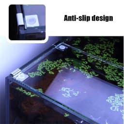 4Pcs Stainless Steel Aquarium Fish Tank Glass Cover Support Non-Slip Holders Aquarium Accessories Universal Lid Clips 5-19mm