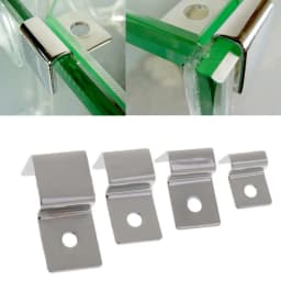 4Pcs Stainless Steel Aquarium Fish Tank Glass Cover Support Non-Slip Holders Aquarium Accessories Universal Lid Clips 5-19mm