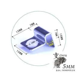 4Pcs Stainless Steel Aquarium Fish Tank Glass Cover Support Non-Slip Holders Aquarium Accessories Universal Lid Clips 5-19mm