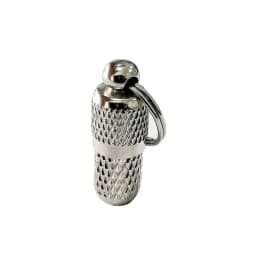 Dog Cat Storage Tube Anti Lost Address Label Pet Name Address ID Tags Mini Metal Collar Tube Necklace Pendants Pitbull Collars