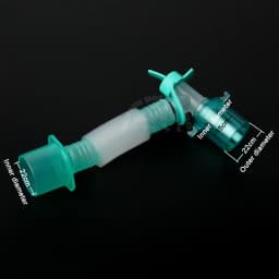 Sterile Anesthesia Breathing Circuit Thread Extension Tube Retractable Suction Tube Multifunctional L-shaped Rotary Joint