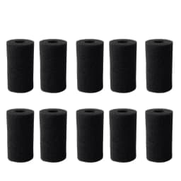 10pcs Aquarium Fish Tank Foam Cartridge Replacement Filters Sponge Biochemical Filter Sponge Cylinder Prefilter Filter Cotton