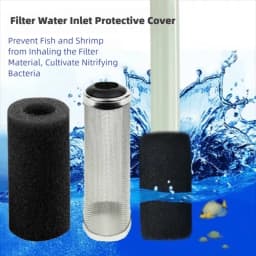 10pcs Aquarium Fish Tank Foam Cartridge Replacement Filters Sponge Biochemical Filter Sponge Cylinder Prefilter Filter Cotton