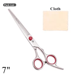 Purple Dragon Dog Grooming Scissors 6.5" 7" Straight Scissors Thinning Shears Professional Pets Shears Curved Scissors Z4001