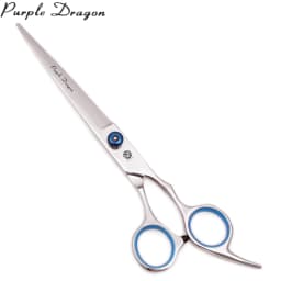 Purple Dragon Dog Grooming Scissors 6.5" 7" Straight Scissors Thinning Shears Professional Pets Shears Curved Scissors Z4001