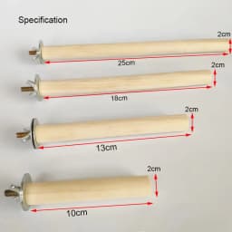 Natural Wood Pet Parrot Raw Wood Fork Tree Branch Stand Rack Squirrel Bird Hamster Branch Perches Chew Bite Toys Stick