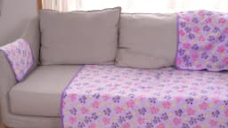 Soft Pet Dog Fleece Blanket Paw Print Dog Cat Mat Winter Warm Puppy Sleeping Blankets Bath Towel for Small Medium Large Dogs
