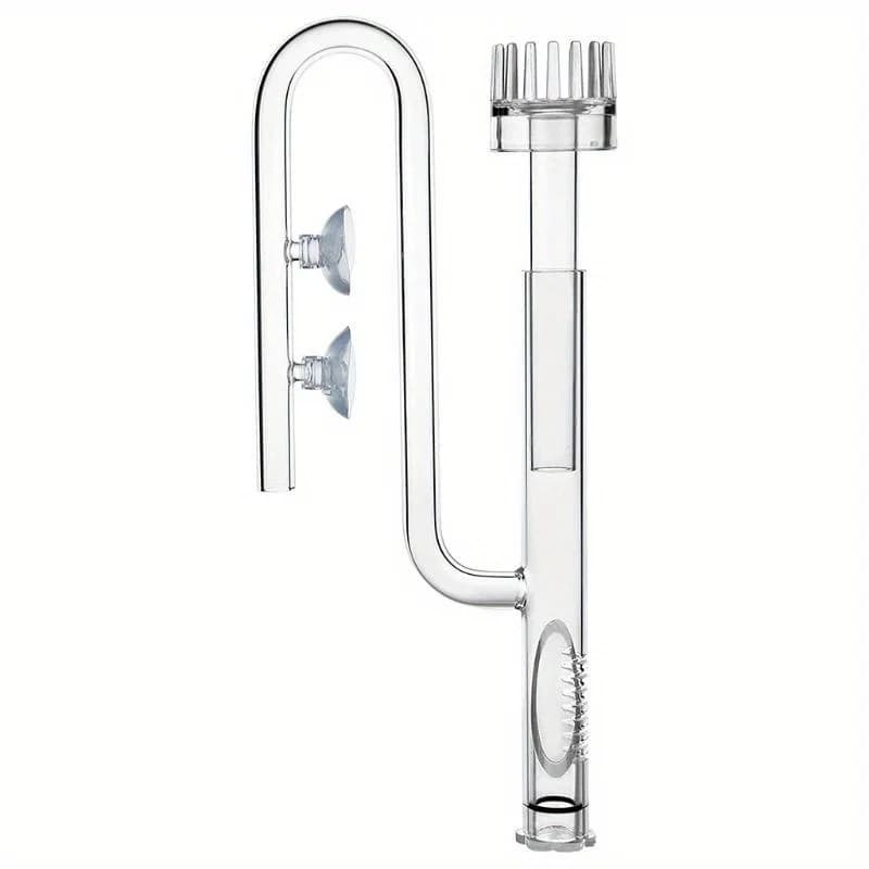 Glass Lily Pipe Inflow with Surface Skimmer for Aquarium Planted Tank (13mm for 12/16mm 1/2'' i.d. 17mm for 16/22mm 5/8'' i.d.