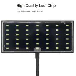 Led Aquarium Light Fish Tank High Brightness Algae Lamp Landscaping Water Grass Clip Lamp Suitable For Fish Tanks Below 60cm