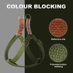 Custom Nylon Dog Harness Reflective Dog Harnesses Vest Personalized Pet ID Tag Vests Free Engraved for Small Medium Large Dogs