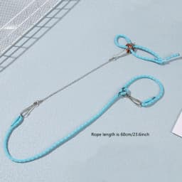 1pc-Small Pet Harness And Leash Set - Secure, Comfortable Vest For Hamsters, Mice & Squirrels