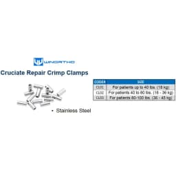 ligament  sutures cruciate repair crimp clamps  locking plates veterinary orthopedic instruments animal pet surgical supplies