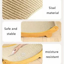 Sisal Cat Scratcher Protable Cat Scratching Board Grinding Claw Toys For Cats Wear-resistant Pet Scratching Post Kitten Recliner