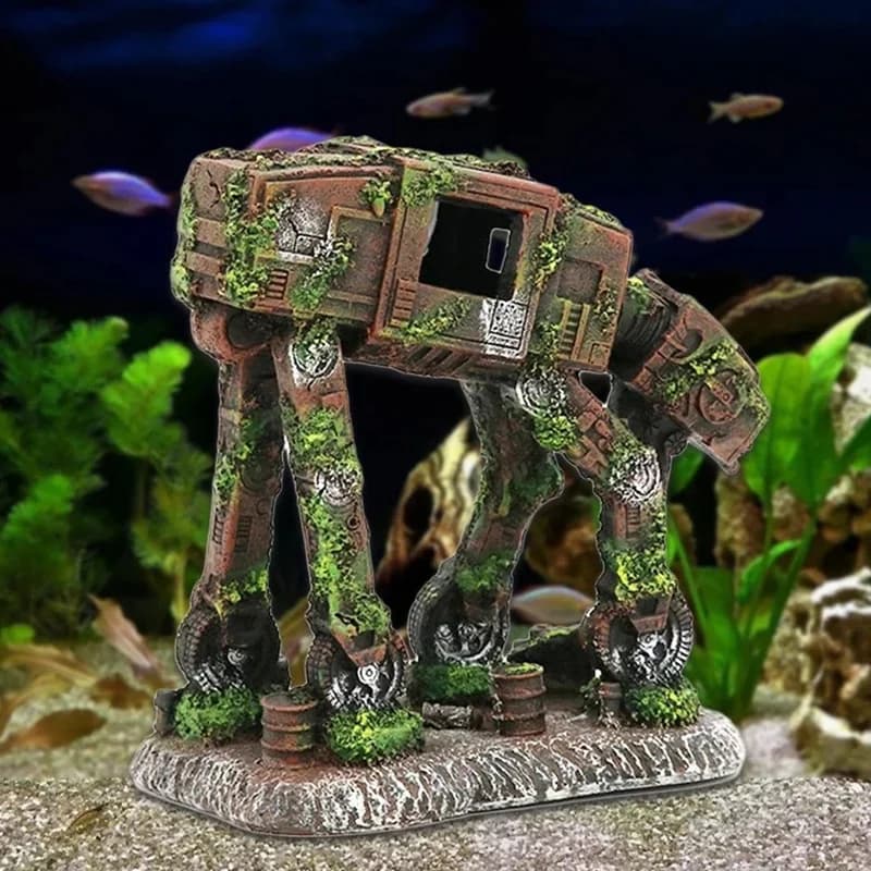 Fish Tank Landscaping Decoration Fish Shrimp Play Hiding Cave Creative Aquarium Ornament Crafts Turtle Tank Decor Accessories
