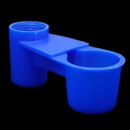 5/10/20Pcs Bird Quail Drinker Cups Water Bottle Cup Cat Chicken Pigeon Parrot Hamster Double Nozzle Water Guide For Bird Tools