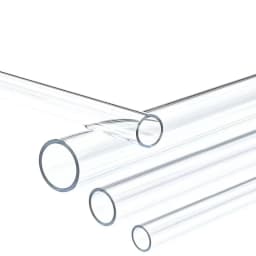 High Transperant Aquarium Water Pipe PETG Acrylic Hard Tube Transparent Rigid Tubing OD 6mm 8mm 10mm 12mm 50CM Clear 5Pcs/lot
