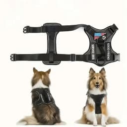 Dog Harness, Reflective Dog Vest Harness With 5PCS Patches, Adjustable Soft Oxford Pet Harness, Inner Layer Mesh, Easy T
