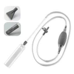 Siphon Pump with Filter Nozzle Fish Tank Water Changer Air Pump Cleaning Accessorie Handheld Aquarium Gravel Cleaner Vacuum Tool