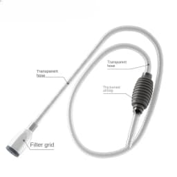 Siphon Pump with Filter Nozzle Fish Tank Water Changer Air Pump Cleaning Accessorie Handheld Aquarium Gravel Cleaner Vacuum Tool
