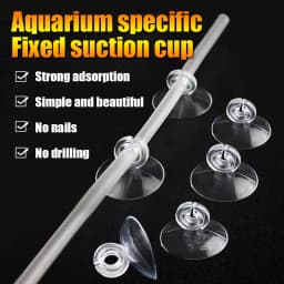 5pcs Aquarium Sucker Suction Cup For 4mm Air Line Pipe Tube Wire Holder Used Sucker For Glass Surface Fish Supplies