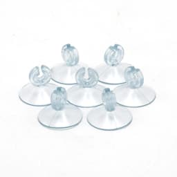 5pcs Aquarium Sucker Suction Cup For 4mm Air Line Pipe Tube Wire Holder Used Sucker For Glass Surface Fish Supplies