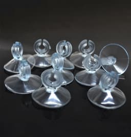 5pcs Aquarium Sucker Suction Cup For 4mm Air Line Pipe Tube Wire Holder Used Sucker For Glass Surface Fish Supplies