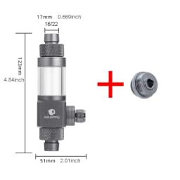 AQUAPRO External CO2 Atomizer Sprayer Aquarium Fishing Tank Diffuser Filter Bucket Accessories Equipment Akvarium Terrarium