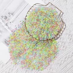 1000pcs Luminous Sand Glow In Dark 3-5mm Mini Pebbles Stone for Home Garden Yard Outdoor Path Lawn Fish Tank Aquarium Decoration