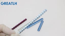 GREATLH Medical Bone Fracture Plate Reconstruction Bone Plate Titanium Small Animal Orthopedic Surgical Instruments