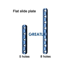 GREATLH Medical Bone Fracture Plate Reconstruction Bone Plate Titanium Small Animal Orthopedic Surgical Instruments