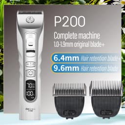 Fenice Dog Hair Cutting Machine Clippers Grooming Pet Animals Haircut Trimmer Shaver Set Pets Cordless Rechargeable Professional