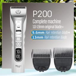 Fenice Dog Hair Cutting Machine Clippers Grooming Pet Animals Haircut Trimmer Shaver Set Pets Cordless Rechargeable Professional