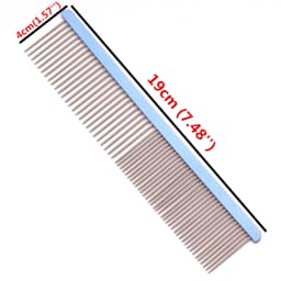 Pet Grooming Combs Aluminum Alloy Brush For Dogs Boundary Knot Massage Tools Professional Salon Cat Hair Cleaning Crescent 7900#