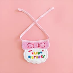 Cute Dog Cat Clothes Birthday Bib Party Hat Bandana Set Puppy Cat Adjustable Drool Scarf Pets Birthday Costume Supplies