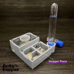 【Four Section】Flat Ant Farm with Indepedent Rooms for Ants keeper , Ant Hill House Nest for Small and Middle Ants Colony