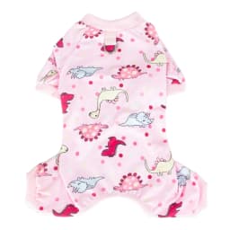 Dog Pajama for Small Dogs Cotton Soft Material Stretchable Puppy Clothes for Chihuahua Yorkie Dinosaurs Design Pet Apparel
