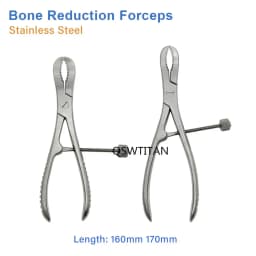 Stainless Steel Toothed Phalanges Reduction Forceps Autoclavable Bone Holding Forceps Veterinary Orthopedics Instruments