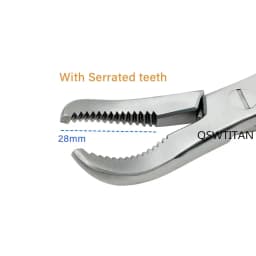 Stainless Steel Toothed Phalanges Reduction Forceps Autoclavable Bone Holding Forceps Veterinary Orthopedics Instruments