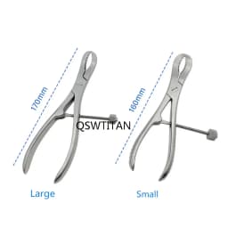 Stainless Steel Toothed Phalanges Reduction Forceps Autoclavable Bone Holding Forceps Veterinary Orthopedics Instruments