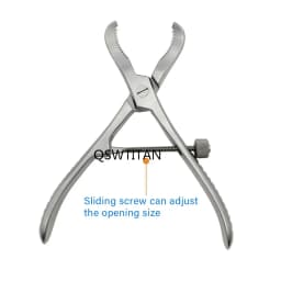 Stainless Steel Toothed Phalanges Reduction Forceps Autoclavable Bone Holding Forceps Veterinary Orthopedics Instruments