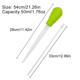 Aquarium Siphon Lengthen Pipettes Fish Tank Vacuum Cleaner Simple Cleaning Tool for Aquarium Water Changer 29cm 54cm 30ml 50ml